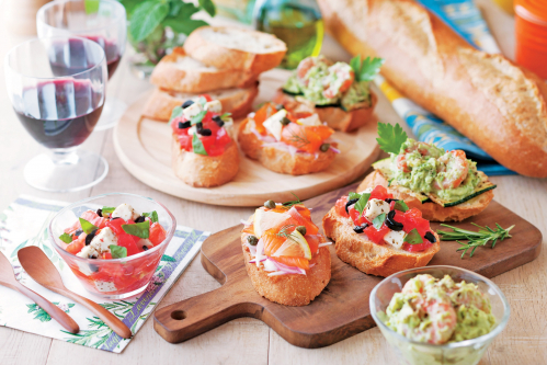 Red & White Tartar using Tuna and Flounder