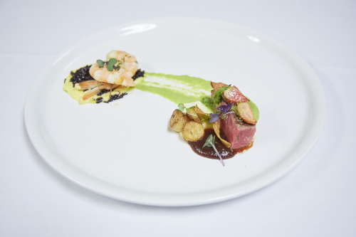 Surf and Turf with Sesame Oil